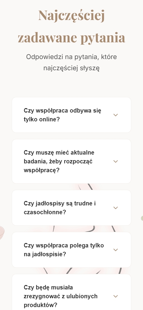 Wizytówka dietetyk na telefonie - widok 6